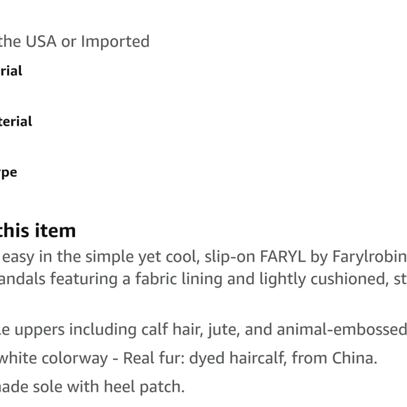 FARYL by Farylrobin Honn Black/White 8.5 M - Picture 2 of 5